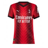 Camiseta AC Milan Christian Pulisic #11 Primera Equipación Replica 2023-24 para mujer mangas cortas